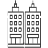 Multi-Storeyed tower with 2 wings