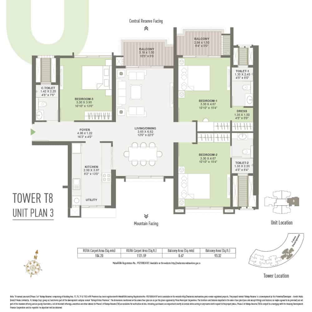 Tower T8 - Unit Plan 3