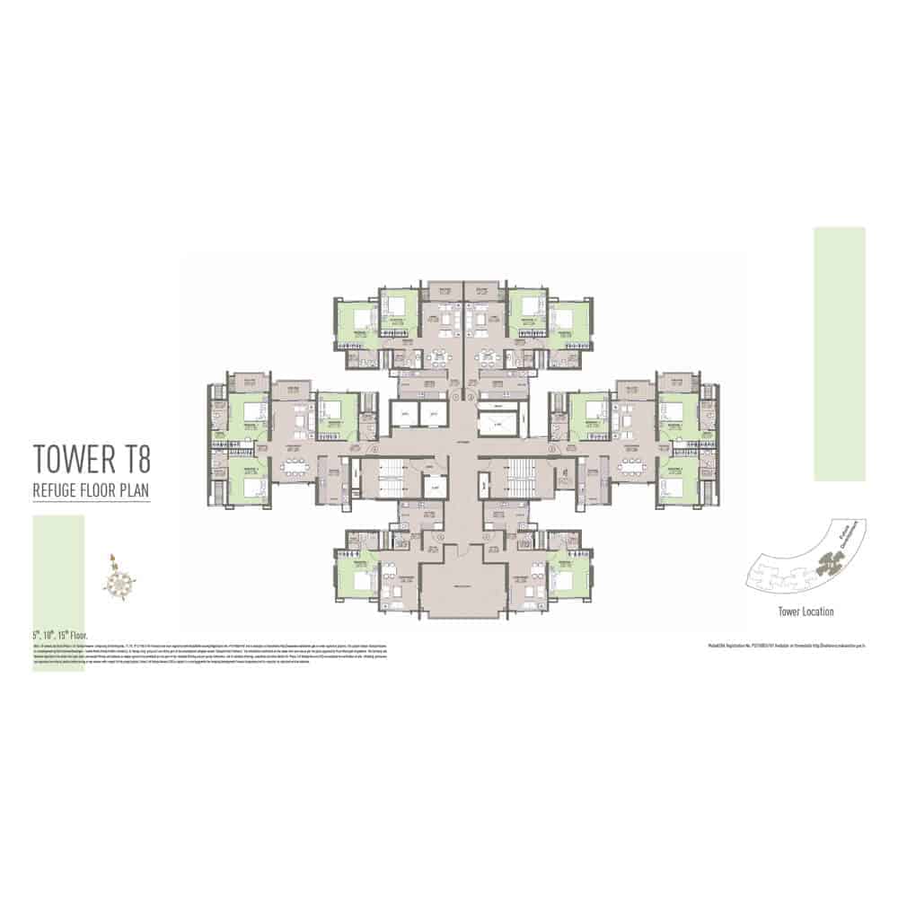 Tower T8 - Refuge Floor Plan