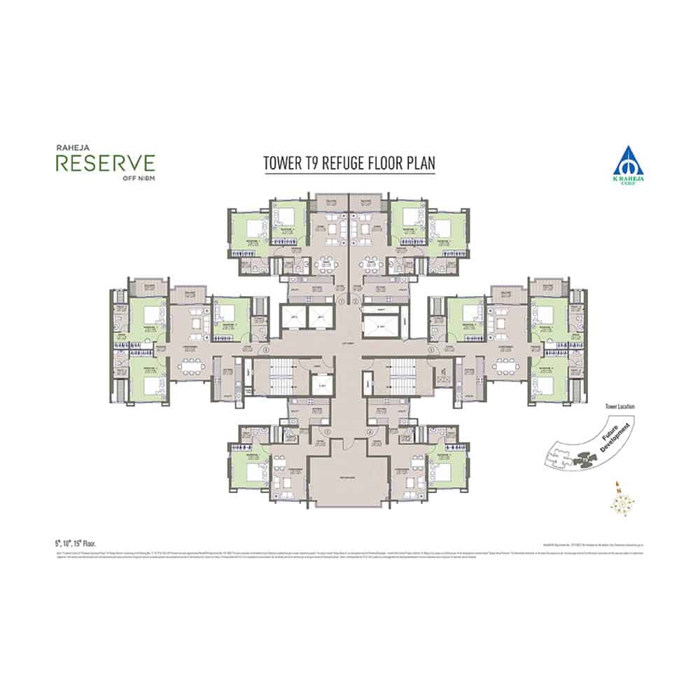 Tower T9 Refuge Floor Plan
