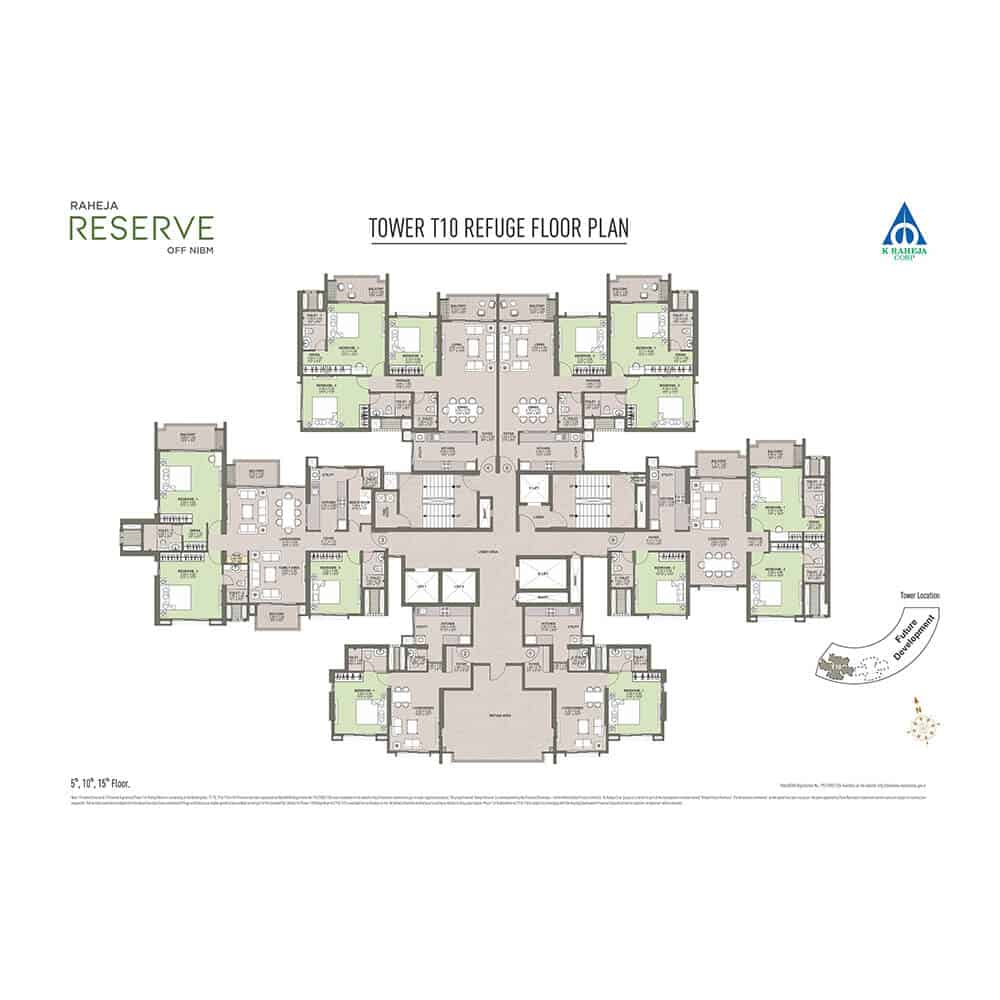 Tower T10 Refuge Floor Plan