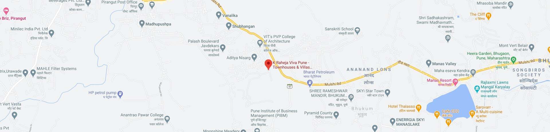 Raheja Viva map