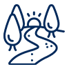 walking-track-color Icon