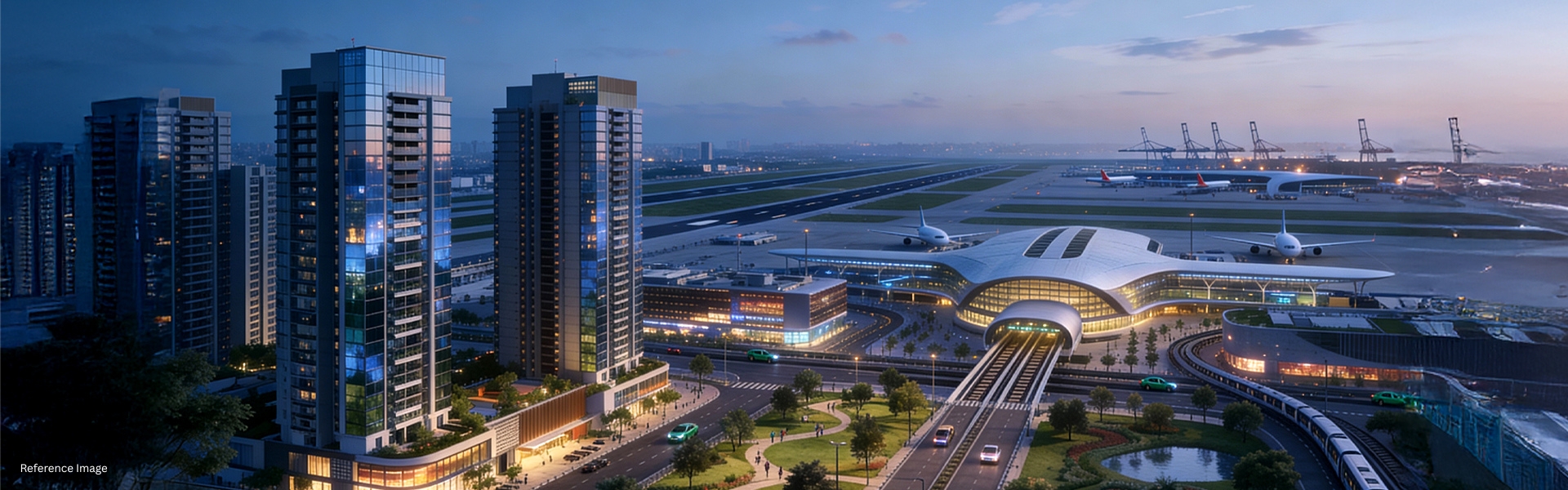 The Airport Influence Expected Property Shift in Juinagar by 2030